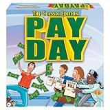 The Game of Pay Day with Popular 1970's Artwork by Winning Moves Games USA, Where Players Make and Spend Money for Fun, for 2-4 Players, Ages 8+