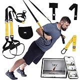 TRX All-in-ONE Suspension Training System: Full Body Workouts for Your Home Gym, Travel, and Outdoors | Includes Indoor & Outdoor Anchors, Workout Guide and Video Downloads