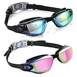 Aegend Kids Swim Goggles, Pack of 2 Swimming Goggles for Children Boys & Girls Age 3-14