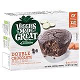 Veggies Made Great, Double Chocolate Muffins, 12 Ounce
