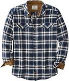 Legendary Whitetails Men's Legendary Flannel Shirt, Halo Moonlight Shadow Plaid, Large