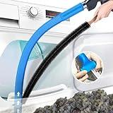 PetOde 2 Pieces Dryer Vent Cleaner Kit Compatible with All Vacuum Cleaner, Dryer Lint Brush and Vacuum Hose Attachment with Stretch Universal Connector, Quickly Lint Remover