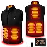 Yolikeb Heated Vest for Men Women with Battery Pack Included, Polar Fleece Mens Womens Heated Vest Jacket, Warming Heating Vest Rechargeable Electric Vest, Heated Jackets for Men Women, Heated Jacket