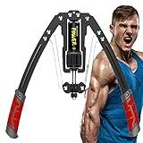 Twister Arm Exerciser - Adjustable 22-440lbs Hydraulic Power/Home Chest Expander/Shoulder Muscle Training Fitness Equipment/Arm Enhanced Exercise Strengthener (Red)