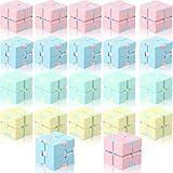 Civaner 22 Pieces Toy Cube, Handheld Anxiety Relief Cube Blocks for Adults Relieve Stress and Kill Time(Multicolored)
