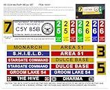 Create Your Own Fantasy Military Parking Sticker