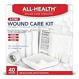 All Health Wound Care Kit, 40 Items | For Small to Medium Sized Wounds