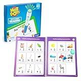 Educational Insights Hot Dots Let's Learn Pre-K Reading - Learn to Read Preschool Workbook with Interactive Pen, Kids Travel Activity, Ages 3+