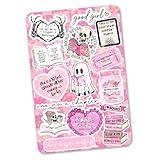 Clear Back Cover Insert for Kindle Paperwhite 11th Generation 6.8" | Bookish Cardstock Insert for E Reader | Paper Insert | Booktok Stickers Case Insert | Smut Spicy Bookworm Gifts (Pink Checkered)