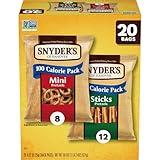 Snyder's of Hanover Variety Pack Pretzels, 20 Count 0.92 Oz