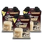 Atkins Café au Lait Iced Coffee Protein Shake, 15g Protein, Low Glycemic, 3g Net Carb, 1g Sugar, Keto Friendly, 12 Count