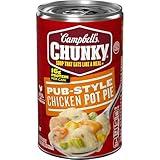 Campbell's Chunky Soup, Pub-Style Chicken Pot Pie Soup, 18.8 oz Can