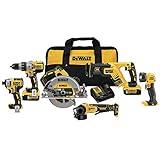 DEWALT 20V MAX* Cordless Drill Combo Kit, 6-Tool (DCK695P2)