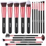 BESTOPE PRO Makeup Brushes 16 Pcs Makeup Brush Set, Blending Brush for Foundation, Premium Synthetic Powder Concealers Makeup Brushes for Eyes and Face, Eye Shadows Brushes, Eyeliner Make Up Brushes