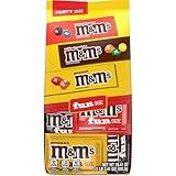 M&M'S Milk Chocolate, Peanut & Peanut Butter Fun Size Variety Pack, Party Size, 19.41 Oz Bulk Candy Bag