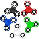 SCIONE Fidget Spinners Toys 5 Pack, Sensory Hand Fidget Pack Bulk, Anxiety Toys Stress Relief Reducer, Halloween Party Favors for Kids Adults Christmas Goodie Bag Stuffers, Kids Classroom Prizes