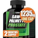 THELABSMENCO 1235mg Saw Palmetto for Men Prostate Supplement Helps Reduce Nighttime Bathroom Trips | Prostate Health Supplements for Men + Hair Growth/Hair Loss Prevention, 2-Mons