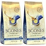 English Scone Mix, Original Flavor by Sticky Fingers Bakeries – Easy to Make English Scones Fresh Baked, Makes 12 Scones (2pk)