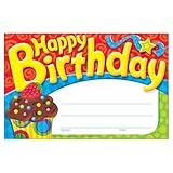 TREND Happy Birthday The Bake Shop Recognition Awards, 5-1/2" x 8-1/2", 30 Count