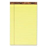 TOPS The Legal Pad Writing Pads, 8-1/2" x 14", Canary Paper, Legal Rule, 50 Sheets, 12 Pack (7572)