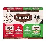 Nutrish Chunks in Gravy Variety Pack Wet Dog Food, 13 oz. Cans, 12 Count