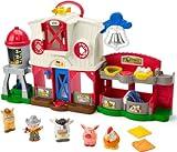 Fisher-Price Little People Toddler Learning Toy Caring for Animals Farm Playset with Smart Stages for Pretend Play Kids Ages 1+ years​