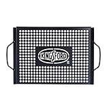 Kingsford Heavy Duty Non-Stick Grill Topper | Non-Stick, Rust Resistant Grill Pan with Handles | Easy to Use BBQ Grill Accessories Made from Durable Carbon Steel | Kingsford Grill Accessories