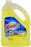 Windex Disinfectant Multisurface All-Purpose Cleaner Refill 1 Gallon- Citrus Scent