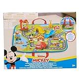 Disney Junior Mickey Mouse Around the Town Playmat, 9-piece Figures and Vehicle Playset, Officially Licensed Kids Toys for Ages 3 Up, Amazon Exclusive