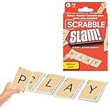 Scrabble Slam The Original 2000's Mega Hit Scrabble Card Game, Fast-Paced Card Game Version of Scrabble, for 2 to 4 Players, Ages 8+