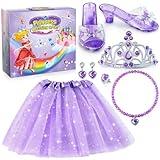 Heyzeibo Princess Shoes Set, Princess Dresses for girls 4-6, Princess Dressing up Toys for Christmas Birthday