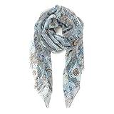 MELIFLUOS DESIGNED IN SPAIN Scarf for Women Lightweight Paisley Fashion for Fall Winter Scarves Shawl Wrap (P078-6)