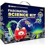 Japace Science Kits for Kids Age 4-6-8, Science Experiments & DIY Motorized Building Kits STEM Toys Chemistry Set for Kids Birthday Gift Ideas for Boys Girls Experiments Enthusiastics