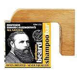 Professor Fuzzworthy's Best Beard Shampoo for Face, Hair & Body & Magnetic Soap Holder Men's Grooming Gift Kit | 100% Natural Beard Wash with Organic Ingredients- Eco Friendly Wooden Soap Dish