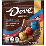 DOVE PROMISES Milk & Dark Chocolate Christmas Candy Assortment 14.08 oz Large Bag