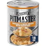 Progresso Pitmaster, Sausage and Beer Cheese with Potatoes, Canned Soup, 18 oz