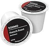 Amazon Brand - Solimo Dark Roast Coffee Pods, French Roast, Compatible with Keurig 2.0 K-Cup Brewers, 100 Count