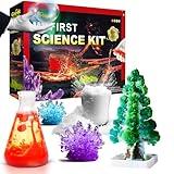 Greek Science My First Chemistry Science Kit with 120+ Experiments for Kids Age 8-10-12-14, Christmas Birthday Gifts for Boys Girls, Chemistry Set STEM Educational Learning Projects Scientist Toys