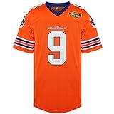 Phoneutrix Bobby Boucher #9 The Waterboy Adam Sandler Movie Mud Dogs Bourbon Bowl Football Jersey (Orange, XX-Large)