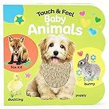 Touch & Feel Baby Animals - Children's Board Book for Babies & Toddlers, Ages 1-3