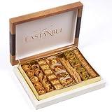 Eastanbul Baklava, 1.1lb, Baklava Pastry, Pistachio Gift Box, Middle Eastern Sweets, Premium Gourmet Desserts, Pistachio & Cashew Rich Pastry, Dulces Arabes, Arabic Sweets, Turkish Gifts