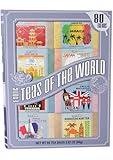 Exotic Teas of The World Gift Set, 80 Tea Bags, 8 Different Flavors