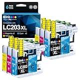 E-Z Ink Pro LC203 Compatible Ink Cartridge Replacement for Brother LC203XL LC203 XL to use with MFC-J480DW MFC-J880DW MFC-J4420DW MFC-J680DW MFC-J885DW (2 Cyan, 2 Magenta, 2 Yellow, 6 Pack)