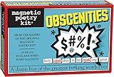 Magnetic Poetry - Obscenities Kit - Words for Refrigerator - Write Poems and Letters on the Fridge - For Ages 18 and Up - Made in the USA