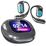 AI Translator Earbuds Real-time Language Translation Earphone 3-in-1 Translating Earbuds with 144 Languages & Accents, 16 Additional App Features fit iOS and Android for Travel and Business - Grey