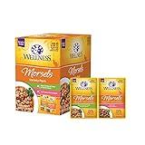 Wellness Healthy Indulgence Morsels Adult Wet Cat Food, Natural, Protein-Rich, Grain-Free, 3 Ounce Pouch, 8 Pack, (Morsels Variety Pack)