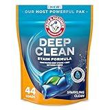 ARM & HAMMER Deep Clean Stain Formula, Laundry Detergent Power Paks, 44 ct.