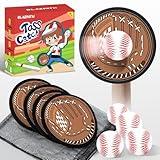 BLAZPATH Soft Sticky Ball Toss and Catch Game Set for Kids 3 4 5 6, Toddler Paddle Sticky Baseball Glove Mitt, Beginner Training Play Catching Throw Sports Toys for Outdoor/Indoor/Beach/Backyard