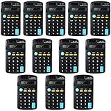 Fiada 24 Pieces Pocket Size Mini Calculators Handheld Angled 8-Digit Display Calculators Basic Standard Small Accounting Desktop Supplies for Office School and Home