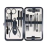 FIXBODY Nail Clippers for Men, Nail Grooming Kit, Manicure Kit Gift for Men, Nail Clippers Set for Women, Fingernail Clippers and Toenail Clippers